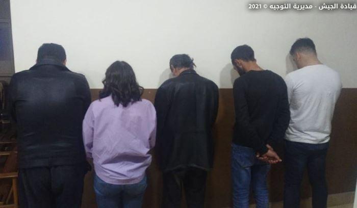 عملية دهم في حورتعلا وتوقيف مطلوبين
