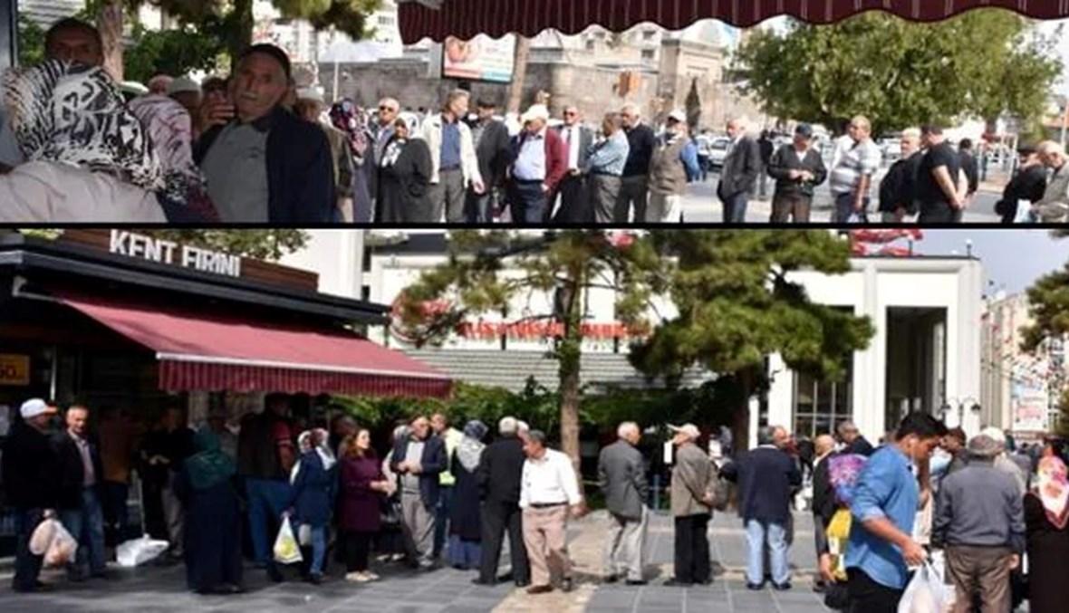 طوابير الخبز في تركيا تدحض الرواية الرسمية عن رخاء وامتنان