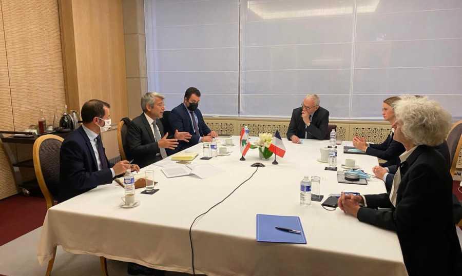 فرنسا.. فياض يتابع ترسيم حدود لبنان البحرية والتعاون بين الدول في مجال الطاقة