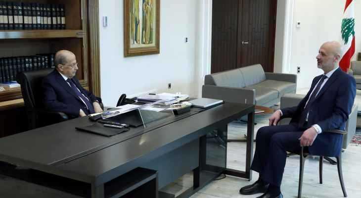 رئيس الجمهورية عرض مع وزير الداخلية الإجراءات الأمنية عشية الأعياد