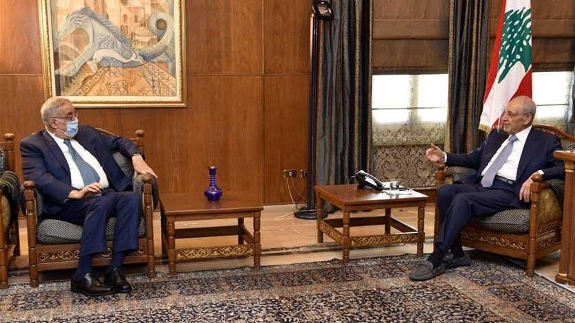  الرئيس بري يلتقي الوزير بو حبيب و النائب ابو فاعور