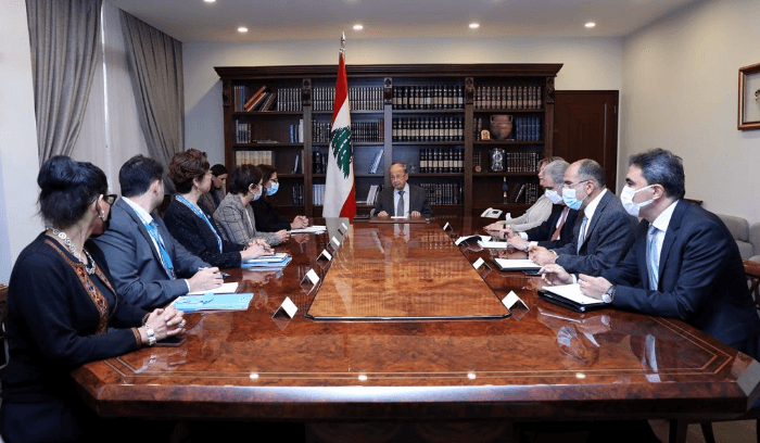 وفد أممي يجول: مستمرون في دعم لبنان وأطفاله ...عون: حريصون على العناية بالمرأة واولادها رغم ضآلة الإمكانات