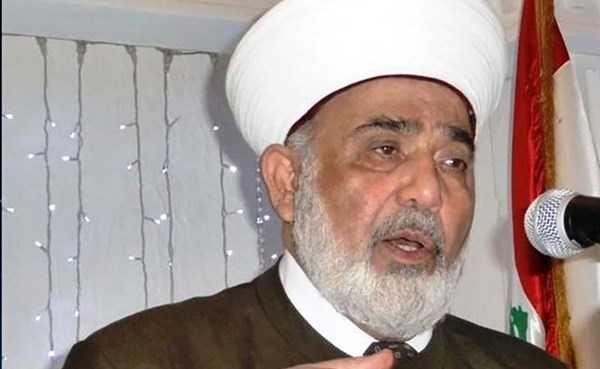 مفتي جبل لبنان الشيخ محمد علي الجوزو: انقاذ لبنان بمؤتمر دولي يأخذ على عاتقه إخراج إيران منه