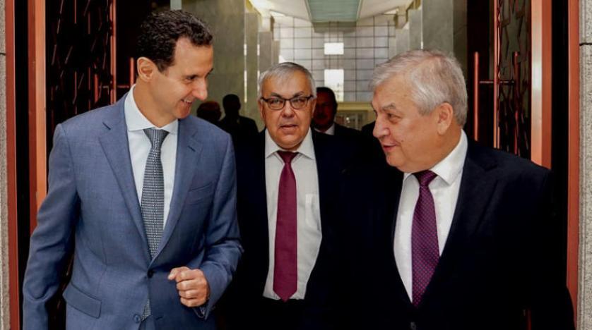 روسيا: شرط رحيل الأسد غير مقبول... وأميركا ستغادر سوريا عاجلاً أو آجلاً لافرنتييف لوّح بـ«إنهاء آلية عبور المساعدات» إذا واصل الغرب رفض التعامل مع دمشق