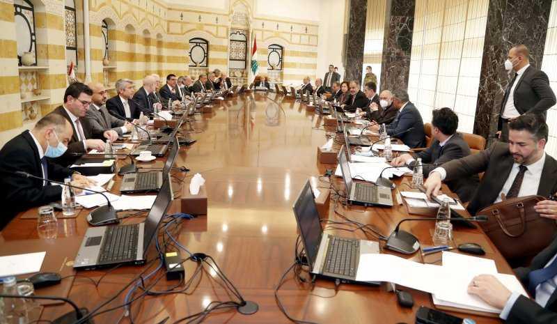 إليكم جدول أعمال جلسة مجلس الوزراء