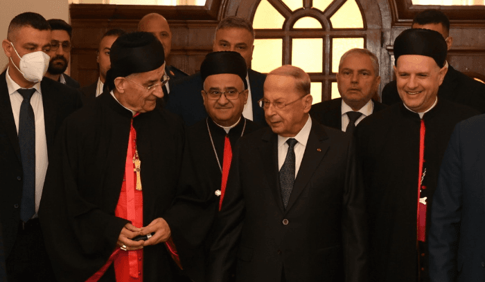 الرئيس عون من بكركي: الإنتخابات النيابية في موعدها ومعرقلو التحقيق في انفجار المرفأ معروفون