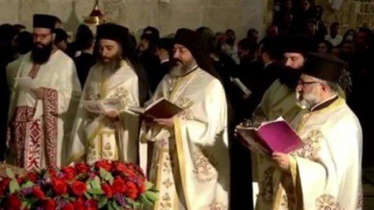 دير سيدة البلمند أحيا رتبة جناز المسيح