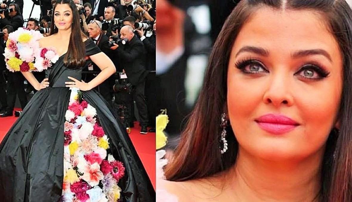 آيشواريا راي تفاجئ الصحافة العالميّة بإطلالتها على السّجّادة الحمراء في مهرجان كان السّينمائي