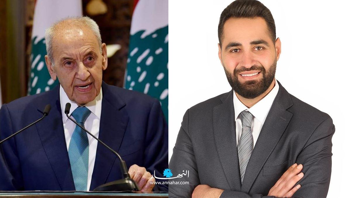 بعد الاعتداء عليه من شرطة المجلس... فراس حمدان ونبيه برّي وجهاً لوجه على منصة البرلمان