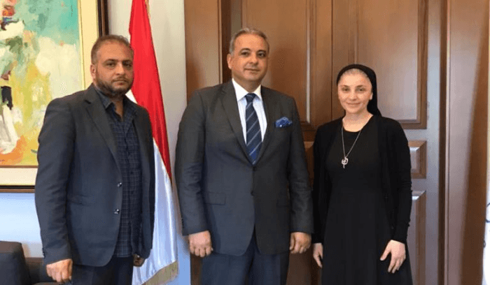 المرتضى التقى مارانا سعد ومؤسس "أرض المبدعين" واتفاق على تنظيم حفلين