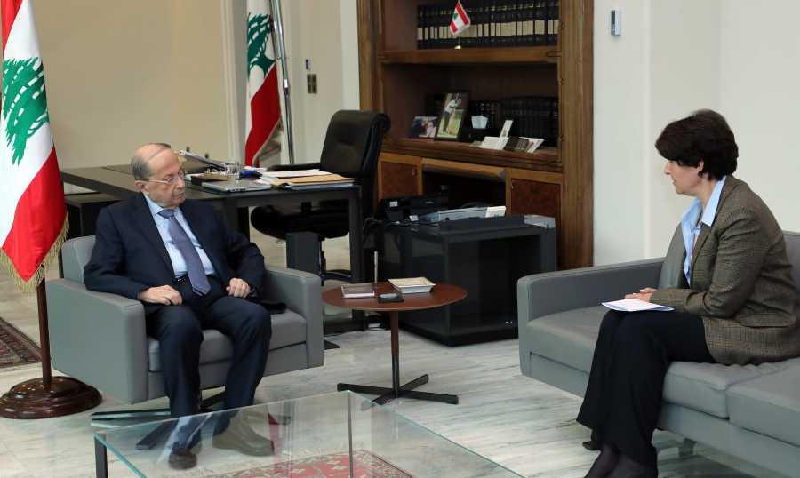 البابا يبرق الى عون: لقاء التقاليد الدينية في لبنان شهادة للعالم...غريو: ماكرون مستمر في دعم لبنان وشعبه