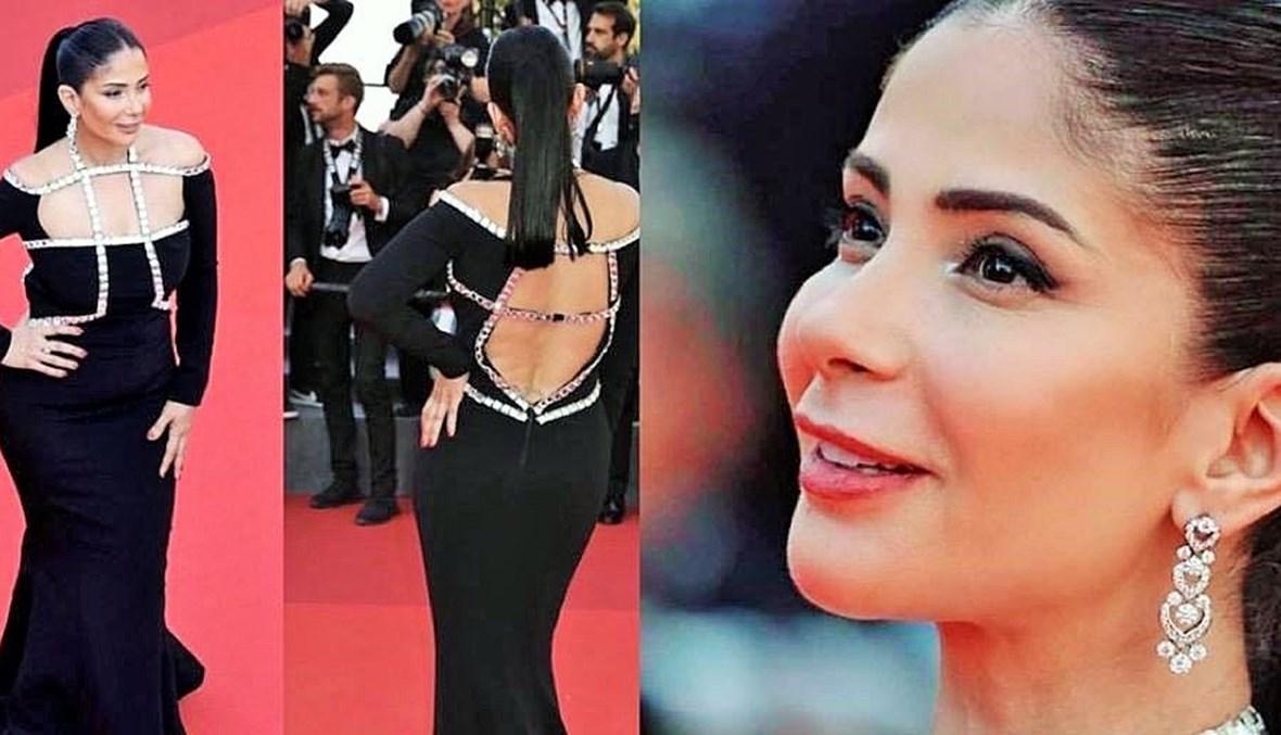 منى زكي في أجرأ إطلالة لها على السّجّادة الحمراء في مهرجان كان السّنيمائي 