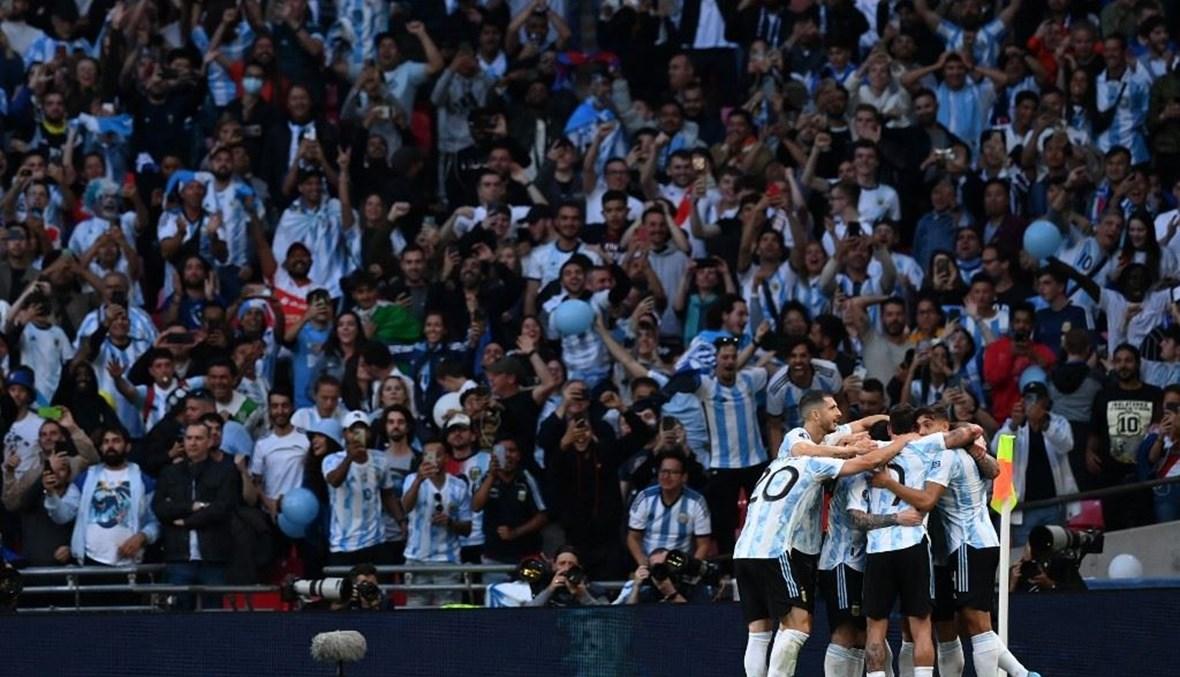 الأرجنتين تهزم إيطاليا وتتوّج بكأس "فيناليسيما"
