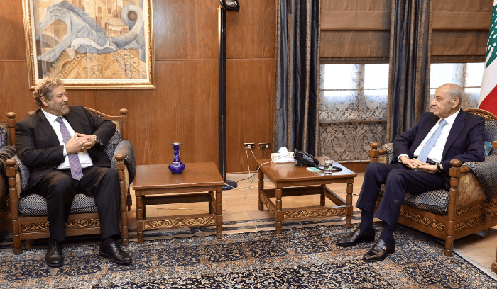 بري يعرض الاوضاع مع افرام ويستقبل سفراء