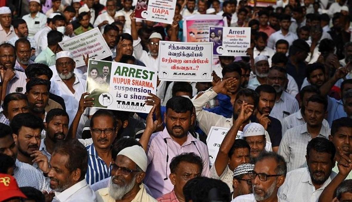 مقتل شخصين في الهند خلال تظاهرة احتجاجاً على تصريحات حول النبي محمد