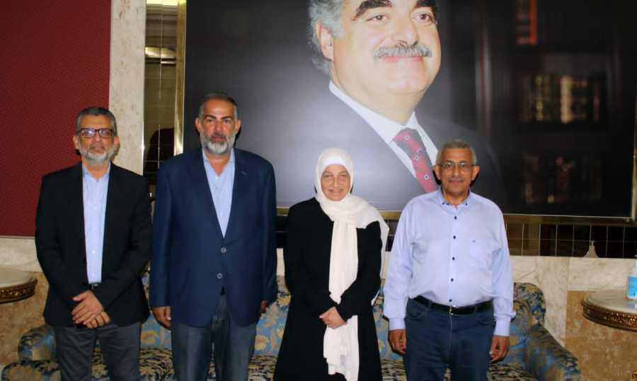  النائب أسامة سعد زار بهية الحريري والسعودي طارحا مبادرة لتوحيد الجهود في خدمة صيدا والجوار