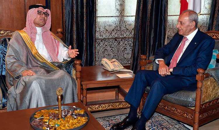 بخاري في عين التينة مهنئا:دور وطني جامع يلعبه بري
