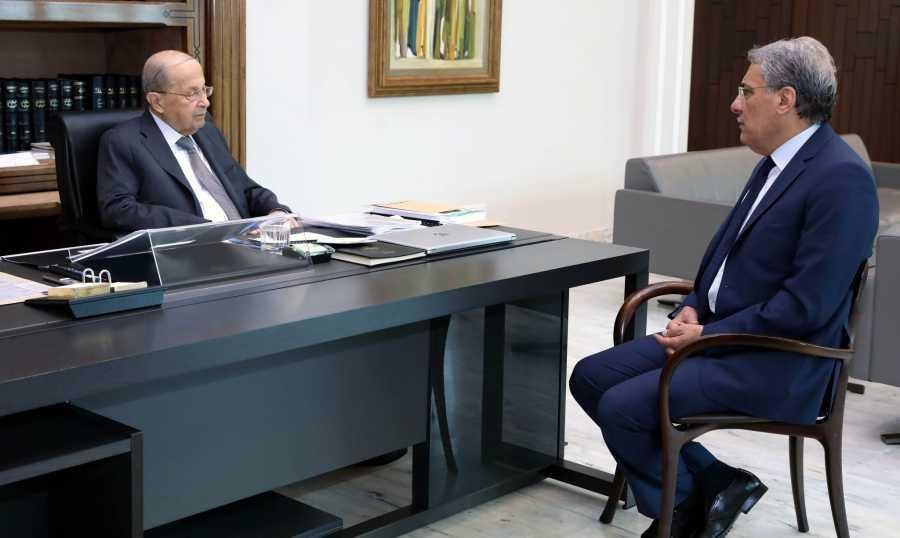 خوري من بعبدا: مشروع التعيينات في "المالية" وسنقوم بالإجراءات المطلوبة فور تبلّغنا حكم المحكمة الدولية