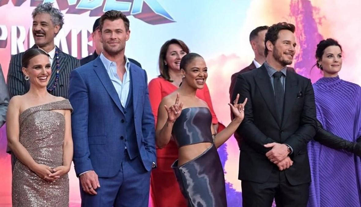 أبطال فيلم Thor: Love & Thunder بأجمل إطلالات خلال العرض الأول في مدينة لوس أنجلوس