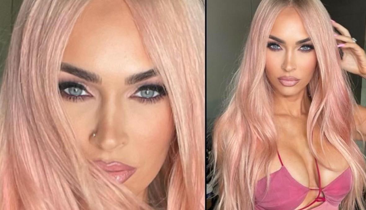 ميغان فوكس باللون الوردي في العرض الافتتاحي لماشين غان كيلي Life in Pink