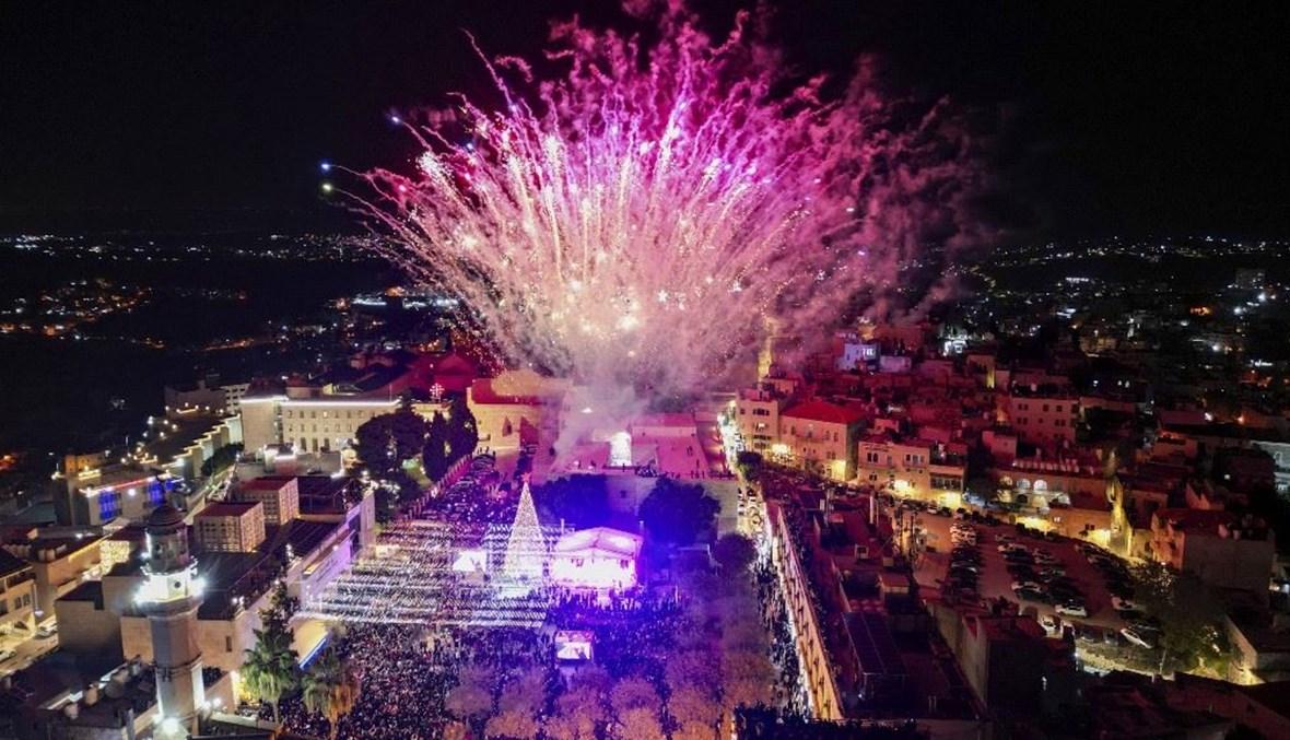 إضاءة شجرة الميلاد في ساحة كنيسة المهد... "قوّة بيت لحم في رسالتها"
