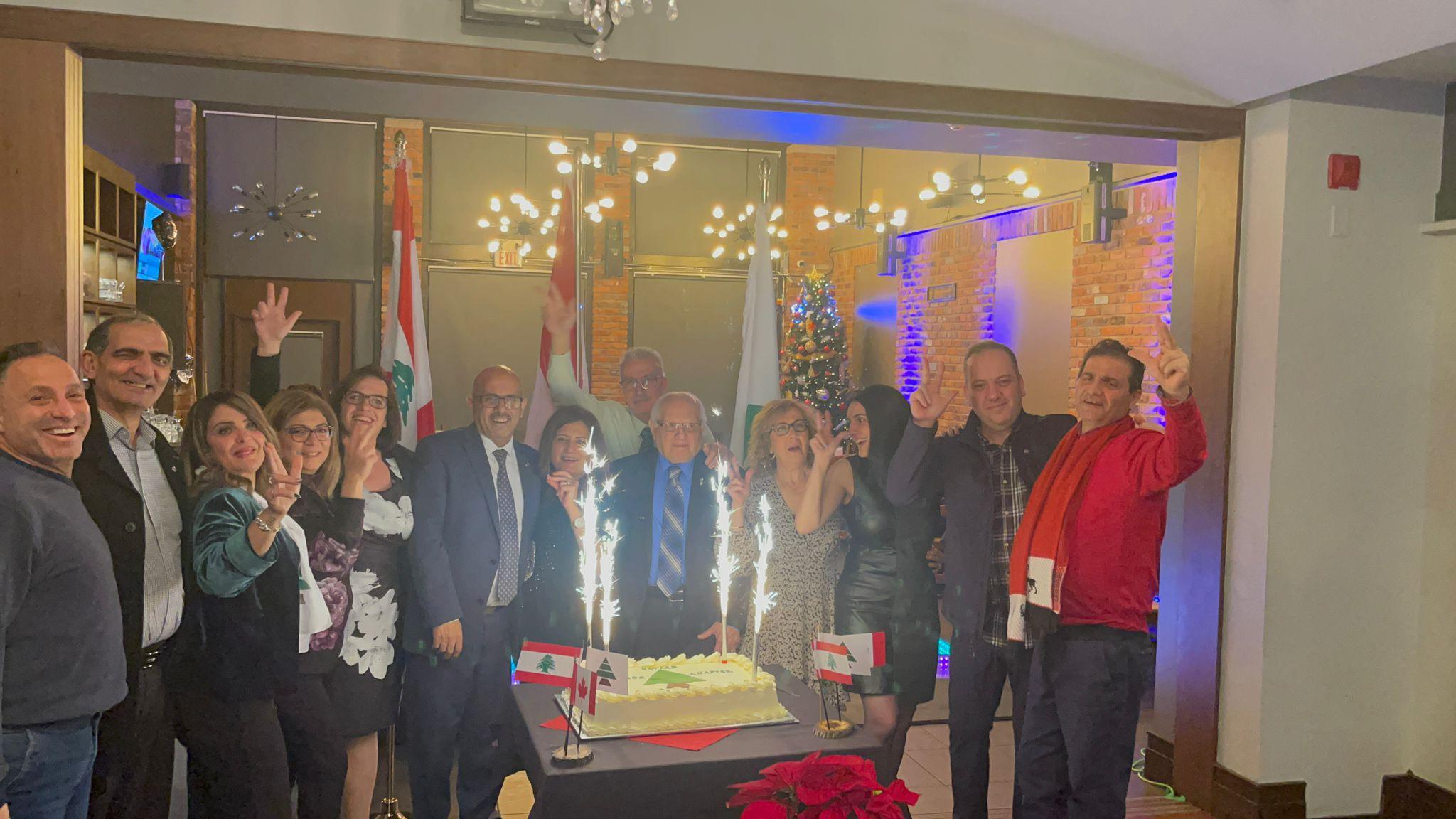 قسم وندسور الكتائبي في كندا يحيي عيد الكتائب الـ٨٦ ويوزّع البطاقات الحزبية على المنتسبين الجدد