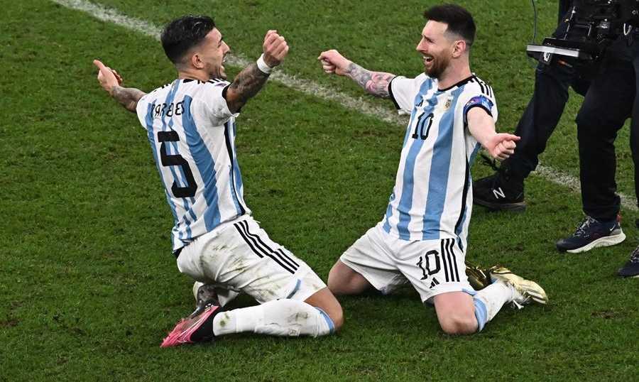 منتخب الأرجنتين بطل كأس العالم لكرة القدم 2022