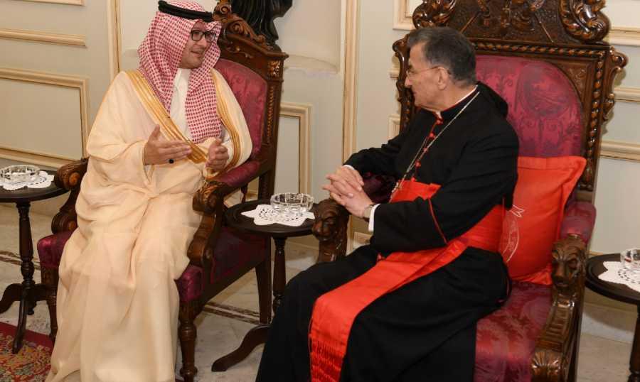 السفير السعودي في بكركي: المملكة لن تتردد في القيام بأي جهد للمساعدة في الانتخابات