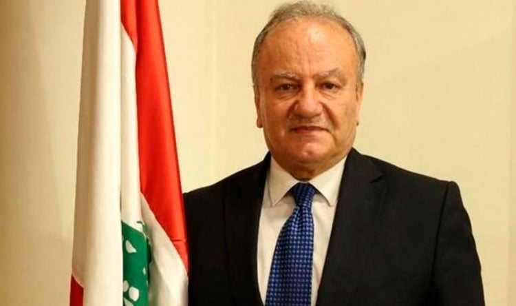  نقيب المحامين في بيروت ناضركسبار في اجتماع يتعلق بضحايا الإتجار بالبشر