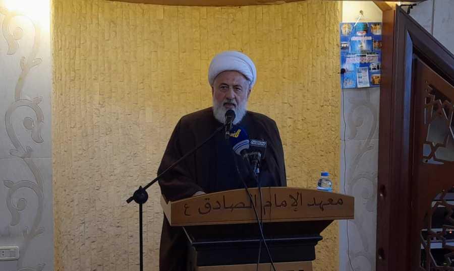  العلامة الشيخ علي الخطيب: يبقى الحل وتحمل المسؤولية بالاستجابة لدعوة الحوار