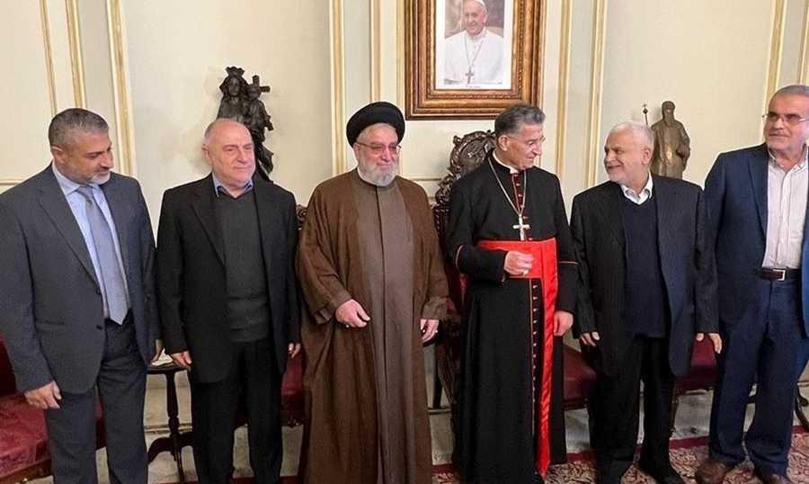 إبراهيم السيد من بكركي: وضع البلد يجعل الإستحقاق الرئاسي أولوية ولا فيتو على أحد وباسيل لم يكن يوماً تحت مظلة حزب الله