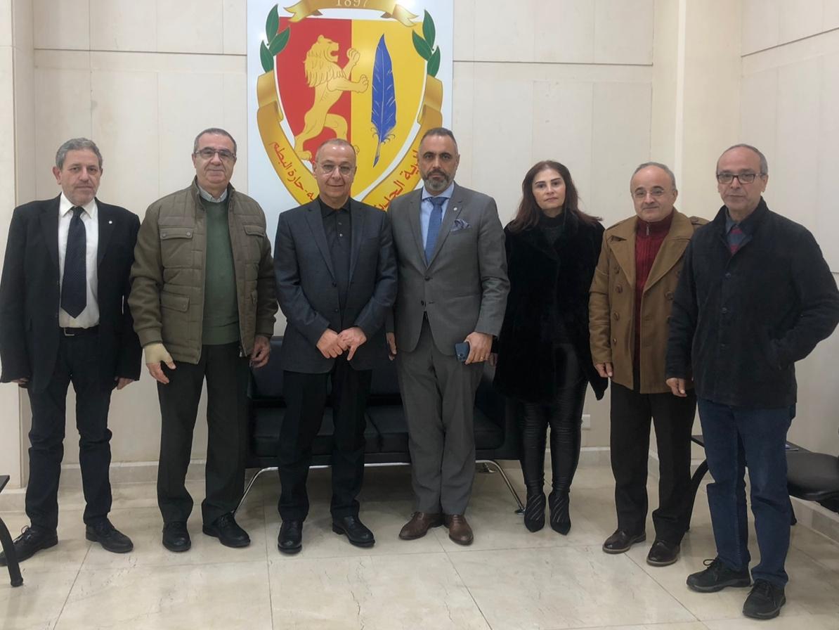وفد كتائبي زار رئيس بلدية الحدت-سبنيه-حارة البطم لمتابعة حيثيات ملف صفقة بيع الاراضي