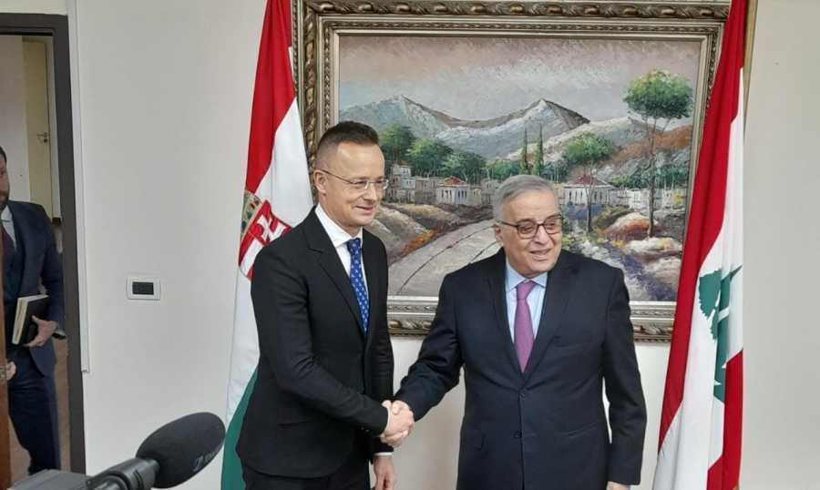 وزير الخارجية عبدالله بوحبيب يبحث ونظيره الهنغاري في أزمة النازحين والتطورات الاقليمية