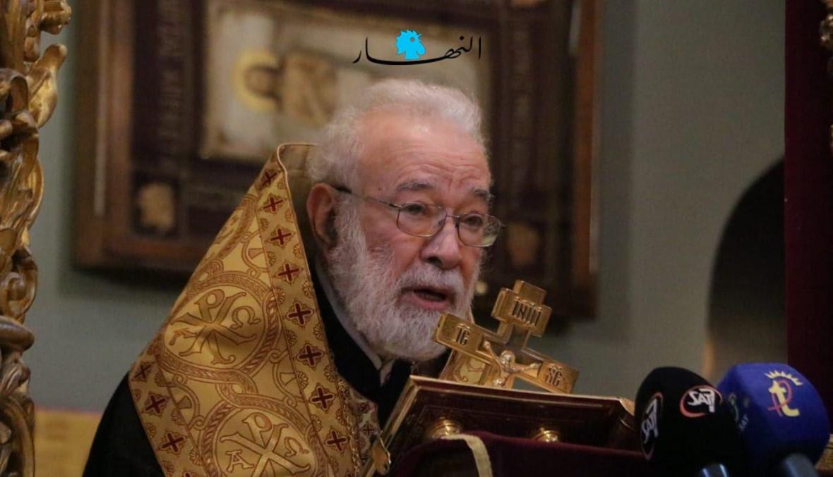 المطران الياس عوده: بئس سلطة تستقوي على الضّعيف وتمالئ المجرم والجاني والفاسد