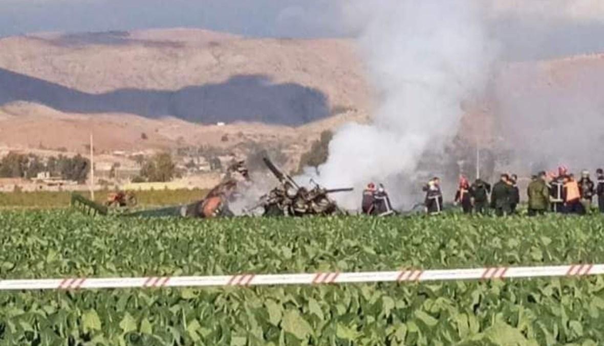 مقتل 3 أشخاص بسقوط مروحية عسكرية في الجزائر