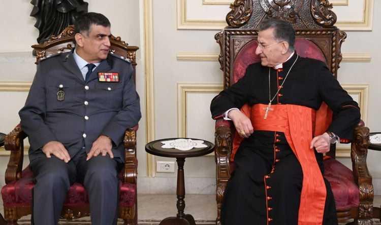 اللواء عماد عثمان يعرض مع البطريرك الراعي الاوضاع العامة