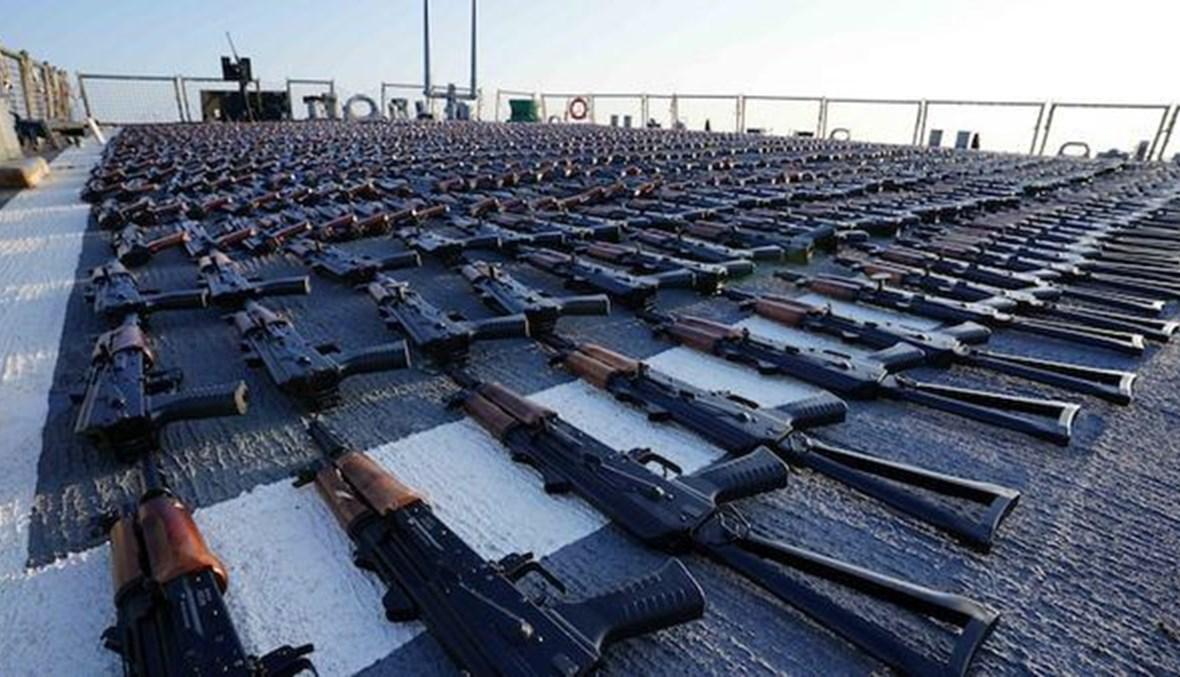 البنتاغون: عملية غربية تفضي إلى حجز قارب محمل بالأسلحة كان متجها إلى اليمن