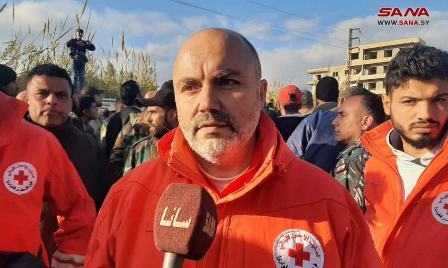 بالصور.. وفد لبناني مؤلف من 70 شخصاً يصل جبلة السورية للمشاركة بأعمال الإغاثة
