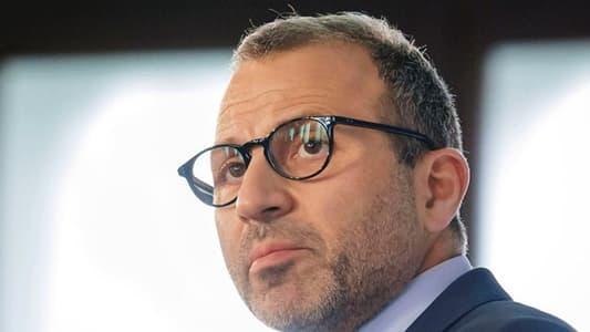  النائب جبران باسيل: غياب رئيس الجمهورية لا يُبرّر الاستخفاف في التعاطي