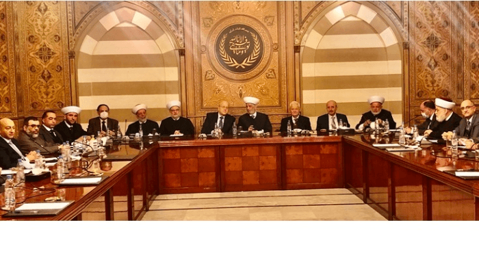المجلس الإسلامي الشرعي: ندعو الجهات السياسية إلى تفاهم وطني يؤدي إلى انتخاب رئيس للجمهورية