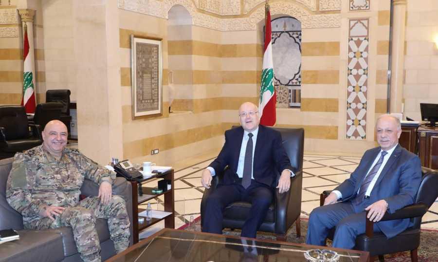 اجتماع امني في السراي وآخَر ضمّ ميقاتي ووزير الدفاع وقائد الجيش: الاتفاق على حل التباينات بروح التعاون