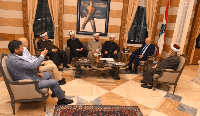 وزير الداخلية بسام مولوي استقبل المكاري وكوزاك و3 مفتين ونائبين