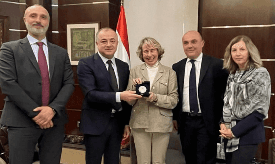 لقاء بين وفد من مجلس الشيوخ الإيطالي والياس بو صعب...