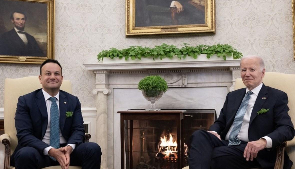 رئيس وزراء إيرلندا ضيف بايدن... وهذا ما بحثاه