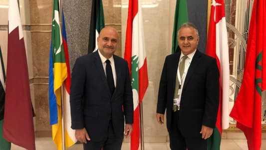 النائب سيمون أبي رميا يشارك في أعمال مجلس الوزراء العرب