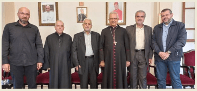 وفد من" حزب الله " يزور مطارنة صيدا