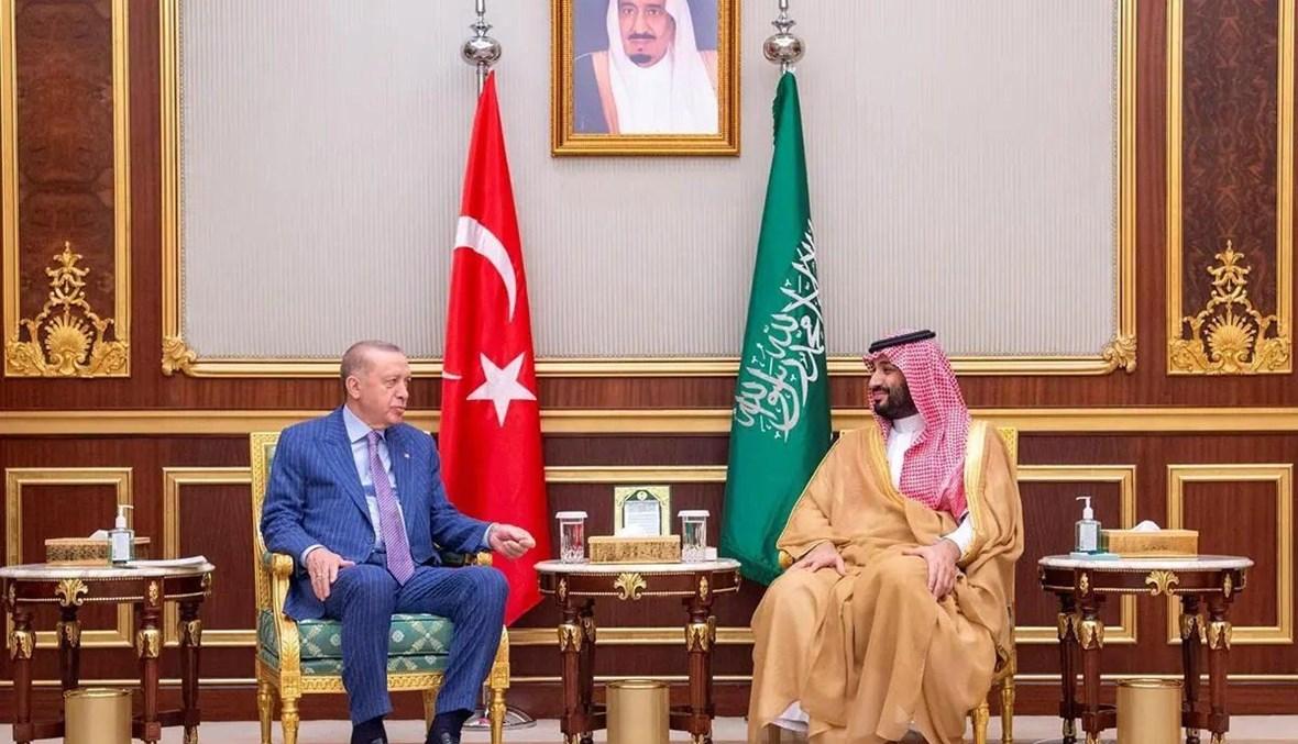 ولي العهد السعودي يبحث مع الرئيس التركي الأوضاع الإقليمية ‏والدولية... وتوقيع اتفاقيات