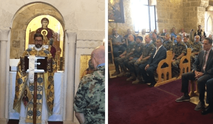 قداس على نية شهداء الجيش و"اليونيفيل" وضحايا إنفجار المرفأ