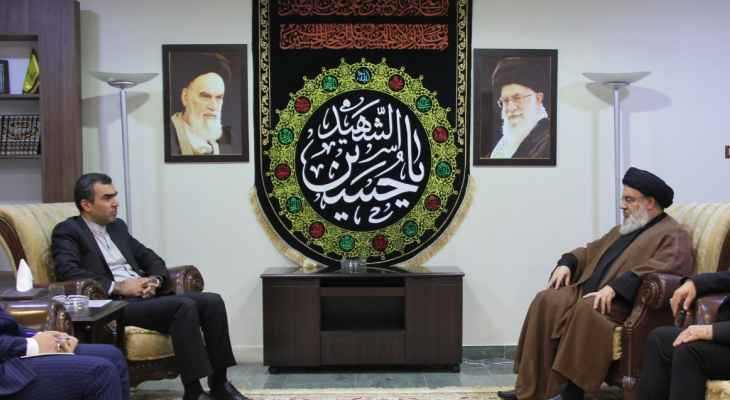 نصر الله يعرض مع مساعد وزير الخارجية الايراني التطورات
