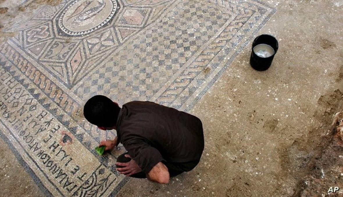 "فسيفساء مجدو" أثر مسيحي نادر تستخدمه إسرائيل لأجندات سياسيّة
